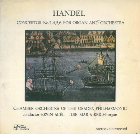 Georg Friedrich Händel - Concertos No. 2, 4, 5, 6, For Organ And Orchestra, (Disc Vinil) [0]