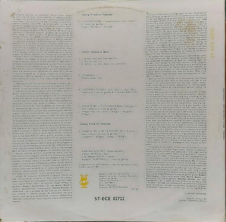 Georg Friedrich Händel - Haendel Bach, (Disc Vinil) [1]