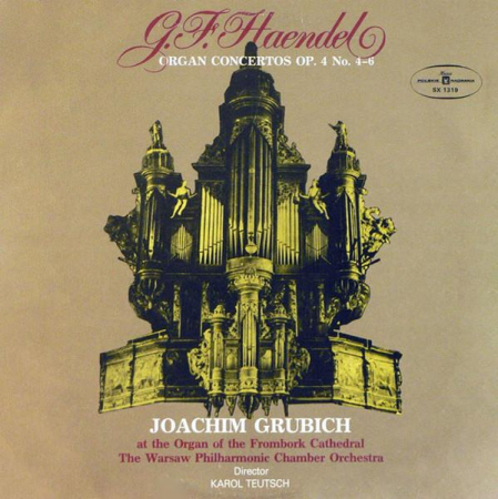 Discuri vinil - Georg Friedrich Händel - Organ Concertos Op. 4 No. 4 - 6 (Disc Vinil)