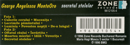 George Angelescu - Secretul Stelelor , (Casetă Audio) [1]