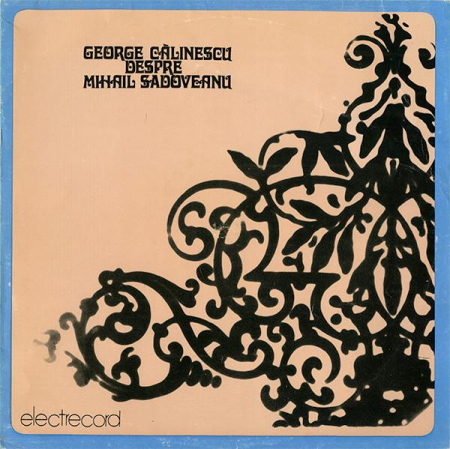 Discuri vinil - George Călinescu - Despre Mihail Sadoveanu, (Disc Vinil)