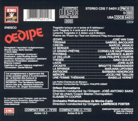 George Enescu - Œdipe (CD) [1]