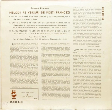 George Enescu - Melodii Pe Versuri De Poeți Francezi [1]