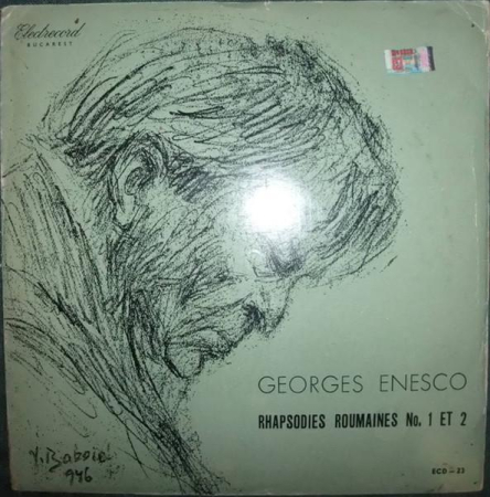George Enescu - Rhapsodies Roumaines No. 1 Et 2 (Disc Vinil) [0]