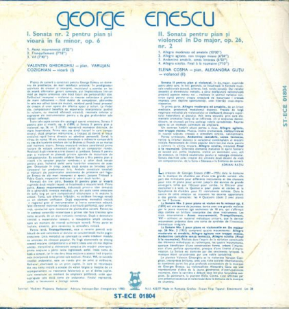 George Enescu - Sonata Nr. 2 Pentru Pian Şi Vioară - Sonata Nr. 2 Pentru Pian Şi Violoncel [1]