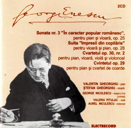 Cd-uri - George Enescu - Sonata pentru Pian si Vioara nr. 3, in La Minor (CD)