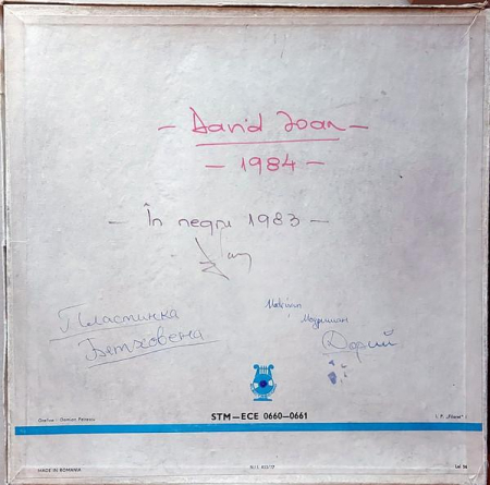 George Georgescu - Beethoven - Simfonia Nr.2 in Re Major, Simfonia Nr.9 in Re Minor, (Disc Vinil) [1]