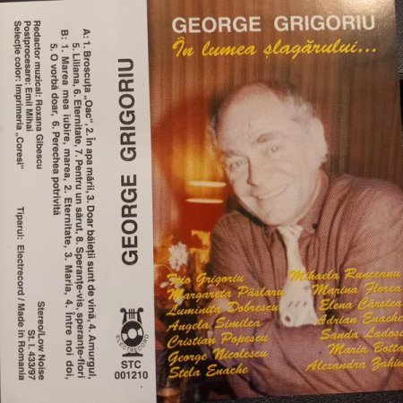 Casete audio - George Grigoriu - În Lumea Șlagărului... (Caseta Audio)