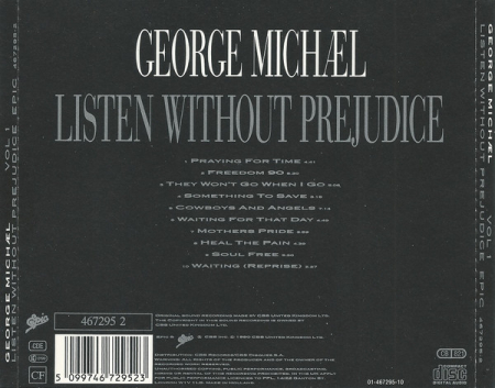 George Michael - Listen Without Prejudice Vol 1 (CD) [1]