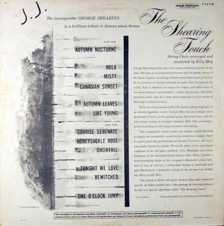 George Shearing - The Shearing Touch, (Disc Vinil) [1]