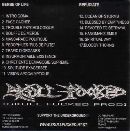 Gerbe Of Life - Gerbe Of Life / Repudiate, (CD) [1]