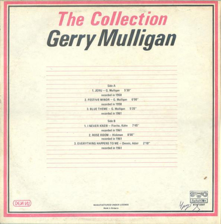 Gerry Mulligan - The Collection (Disc Vinil) [1]