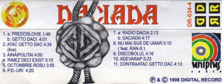 Getto Daci – Daciada (Caseta Audio) [1]