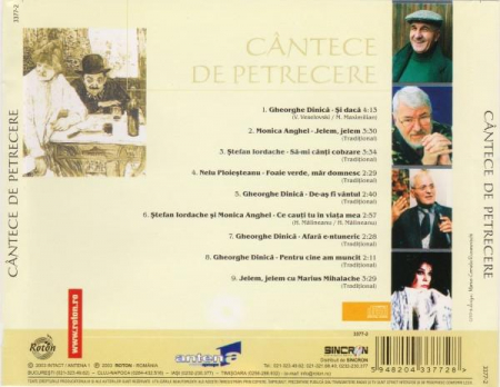 Gheorghe Dinică - Cântece De Petrecere, (CD) [1]