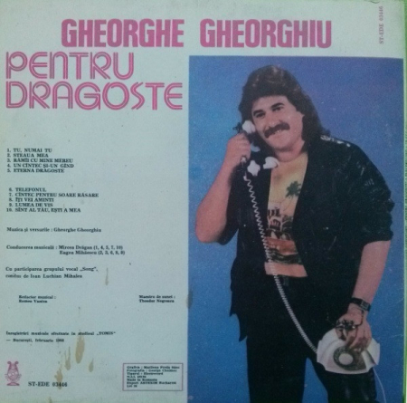 Gheorghe Gheorghiu - Pentru Dragoste, (Disc Vinil) [1]