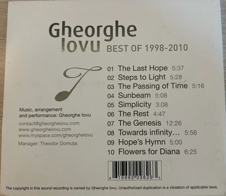 Gheorghe Iovu Beste Of 1998-2010 (CD) [1]
