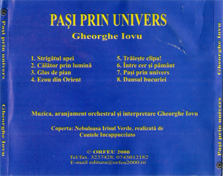 Gheorghe Iovu – Pași Prin Univers (CD) [1]