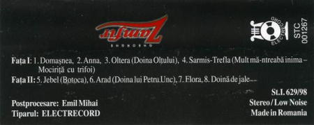 Gheorghe Zamfir - Doïna De Jale (Caseta Audio) [1]