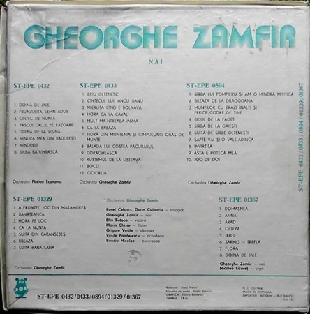 Gheorghe Zamfir - Gheorghe Zamfir And His Famous Panpipe [1]