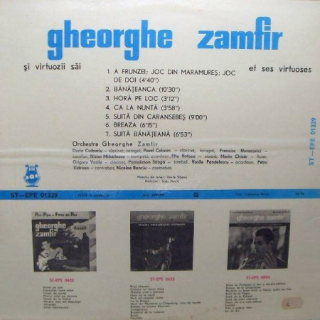 Gheorghe Zamfir - Gheorghe Zamfir Și Virtuozii Săi, (Disc Vinil) [1]