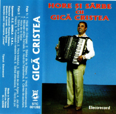 Casete audio - Gica Cristea - Hore si sarbe cu Gica Cristea (Caseta Audio)