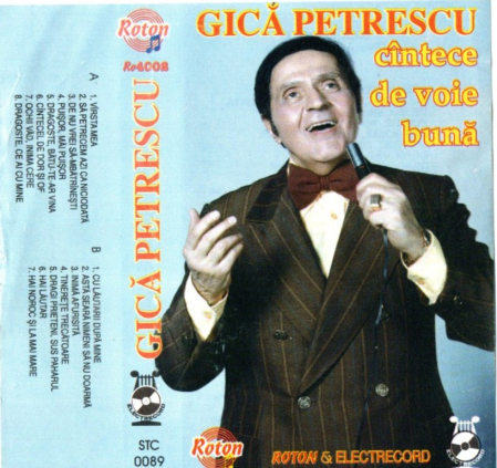 Casete audio - Gica Petrescu - Cantece de voie buna (Caseta Audio)