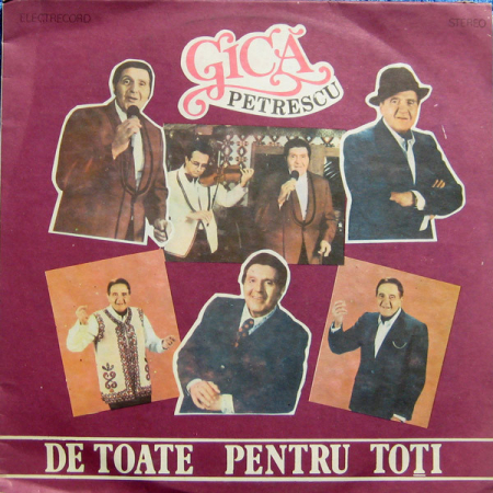 Muzică Ușoară - Gică Petrescu - De Toate Pentru Toți, (Disc Vinil)