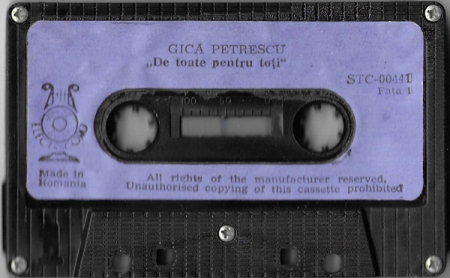 Gică Petrescu – De Toate Pentru Toți (CASETA) [1]