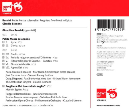 Gioacchino Rossini - Petite Messe Solennelle (CD) [1]