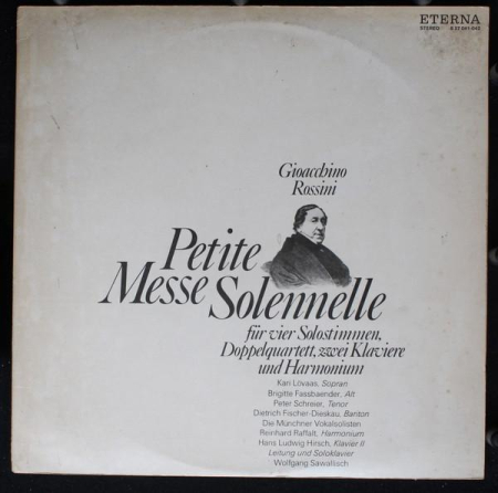 Discuri vinil - Gioacchino Rossini - Petite Messe Solennelle - Für Vier Solostimmen, Doppelquartett, Zwei Klaviere Und Harmonium (Disc Vinil)