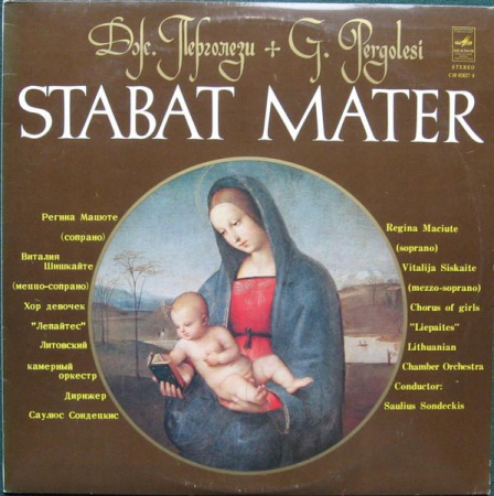 Discuri vinil - Giovanni Battista Pergolesi - Stabat Mater