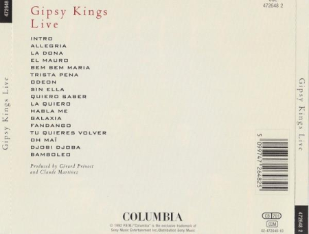 Gipsy Kings - Live (CD) [1]