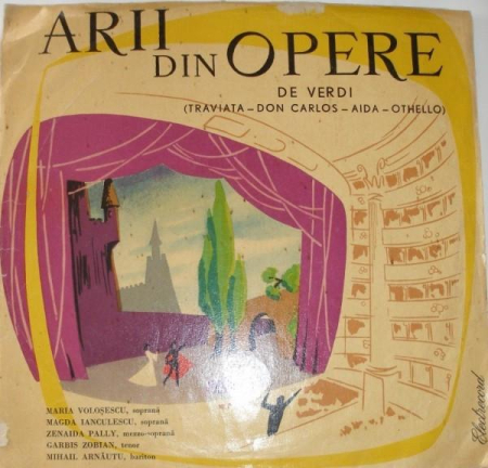 Discuri vinil - Giuseppe Verdi - Arii Din Opere (Traviata ‎- Don Carlos ‎- Aida ‎- Othello) (Disc Vinil)