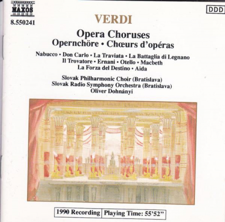 Cd-uri - Giuseppe Verdi - Opera Choruses = Opernchöre = Chœrs D'Opéras, (CD)