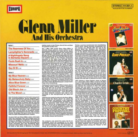 Glenn Miller And His Orchestra - Original Hits (Disc Vinil) [1]