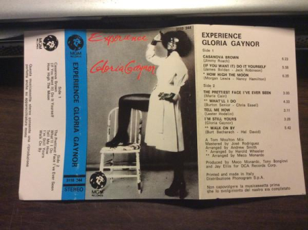 Casete audio - Gloria Gaynor - Experience Gloria Gaynor