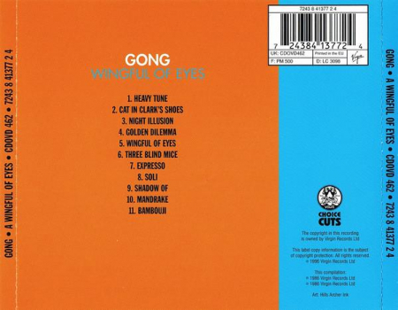 Gong - Wingful Of Eyes, (CD) [1]