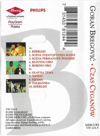 Goran Bregović – Le Temps Des Gitans / Kuduz (CASETA) [1]