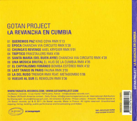 Gotan Project - La Revancha En Cumbia (CD) [1]