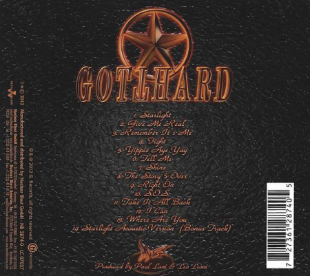 Gotthard - Firebirth, (CD) [1]