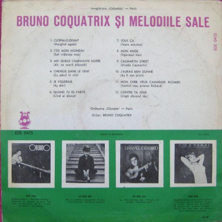 Grand Orchestre De L'Olympia - Bruno Coquatrix Și Melodiile Sale (Disc Vinil) [1]