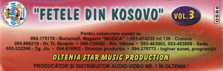 Grațiela Gociu - Fetele Din Kosovo Vol. 3 Sex În Baie, (Casetă Audio) [1]