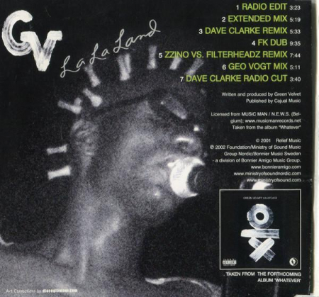 Green Velvet - La La Land, (CD) [1]