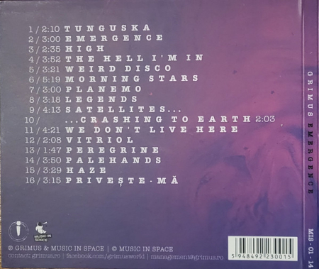 Grimus  – Emergence (CD) [1]