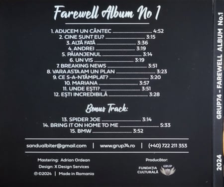 Grup74* – Farewell Album No 1 [1]