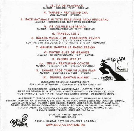Grupul Sanitar - Playback Superstar , (CD) [1]