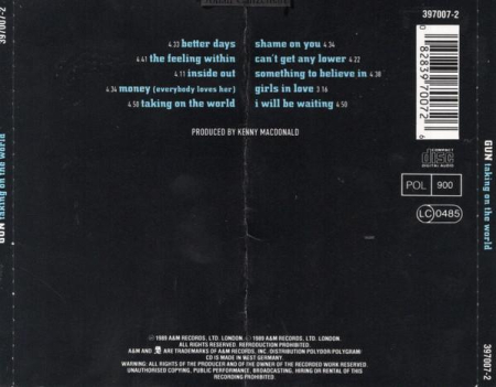 Gun  - Taking On The World (CD) [1]