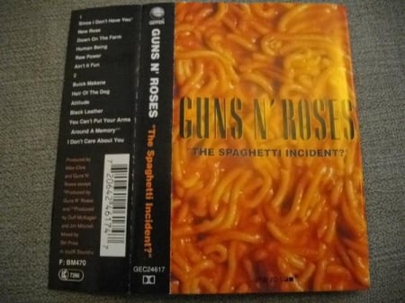 Casete audio - Guns N' Roses - "The Spaghetti Incident?", (Casetă Audio)