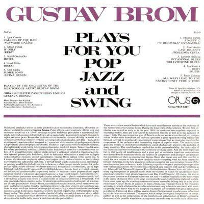 Gustav Brom - Plays For You Pop Jazz And Swing (Disc Vinil) [1]