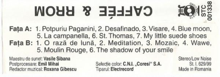 Gypsy Bibescu - Caffée & Rrom (Caseta Audio) [1]